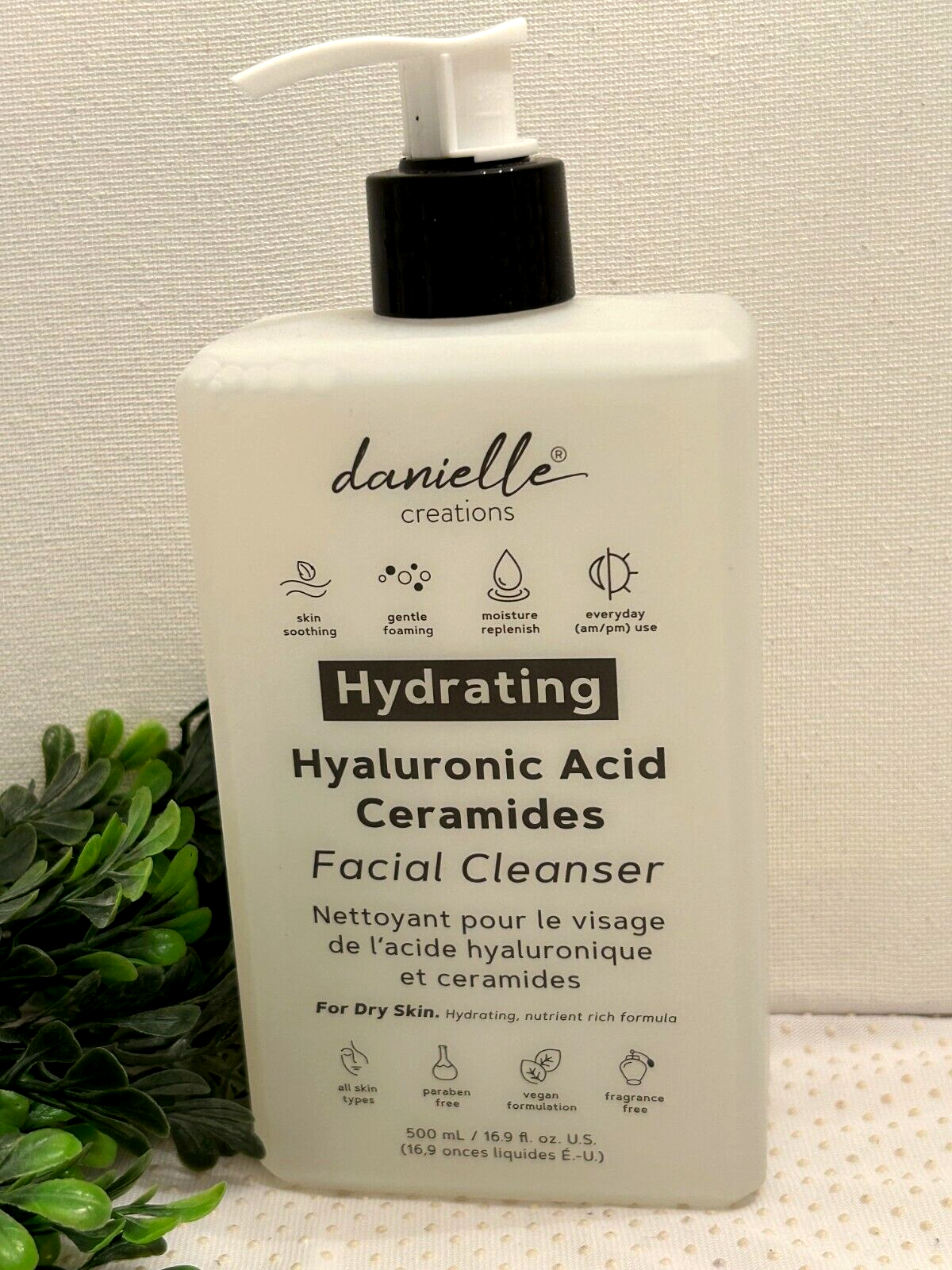 ERASE YOUR FACE Wiederverwendbares Make-up-Tuch – Wasseraktiviert, 1 Stück, Umweltfreundlich