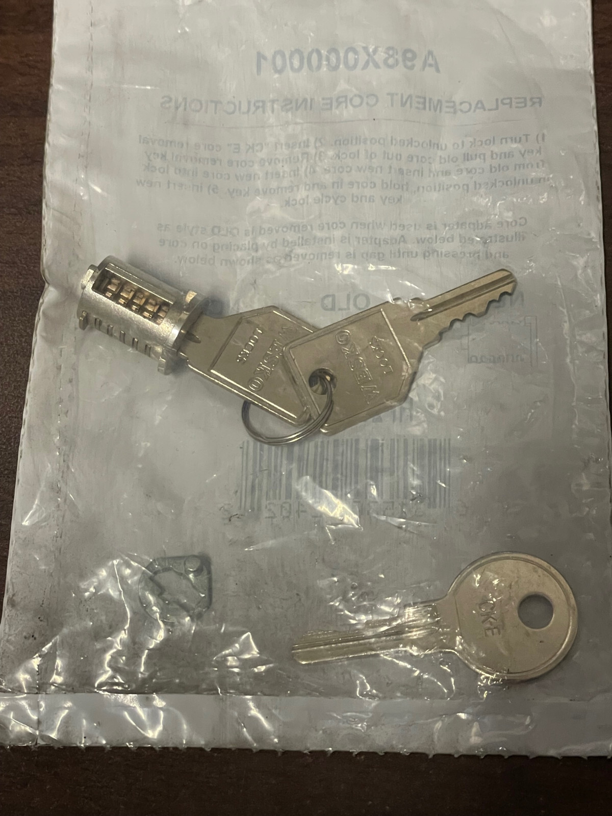 HON Lock Core Replacement Lock Kit HF23C.X A98X000001 metal casegoods