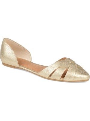 

JOURNEE COLLECTION Женские золотые светоотражающие балетки Brandee Slip On Flat 8,5 M, Золотой, BRANDEE-FLAT