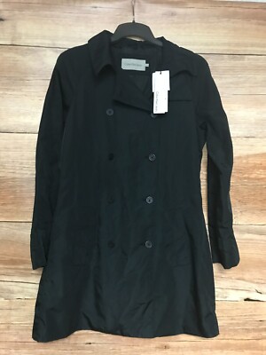 Calvin Klein Black Opar Trench Coat