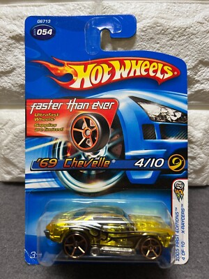 Hot Wheels Faster Then Ever 2005 First Editions 4/10 X-Raycers '69 Chevelle #054