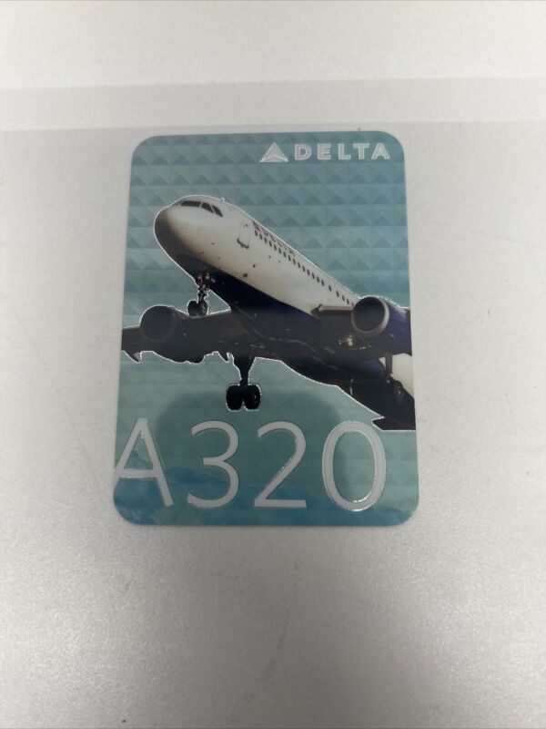 DELTA AIR LINES 2016 AIRBUS A320 PILOT COLLECTOR CARD #46