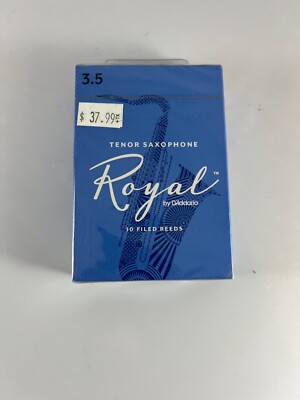ROYAL BY D'ADDARIO TENOR SAXOPHONE 3.5 (10) FILED REEDS