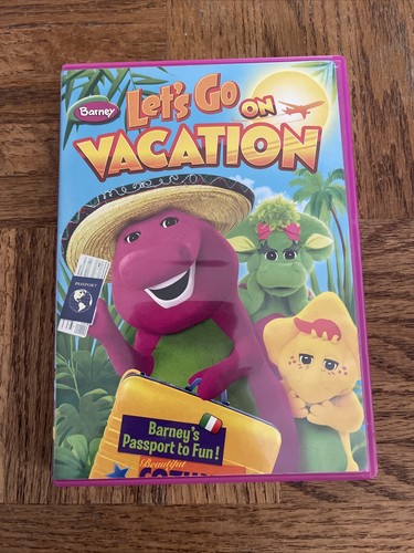 Barney Let's Go On Vacation DVD 884487102774| eBay
