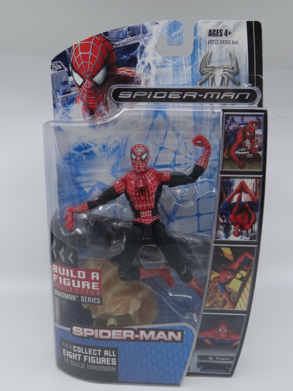 2007 Hasbro Spiderman 3 Marvel Legends SPIDERMAN Sandman Build A Figure NEW MOSC