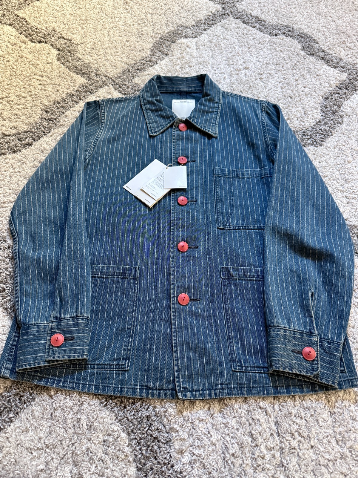 visvim ジャケット　ターコイズブルー　サイズ1 Sサイズ visvim ジャケット ターコイズブルー サイズ1 Sサイズ visvim