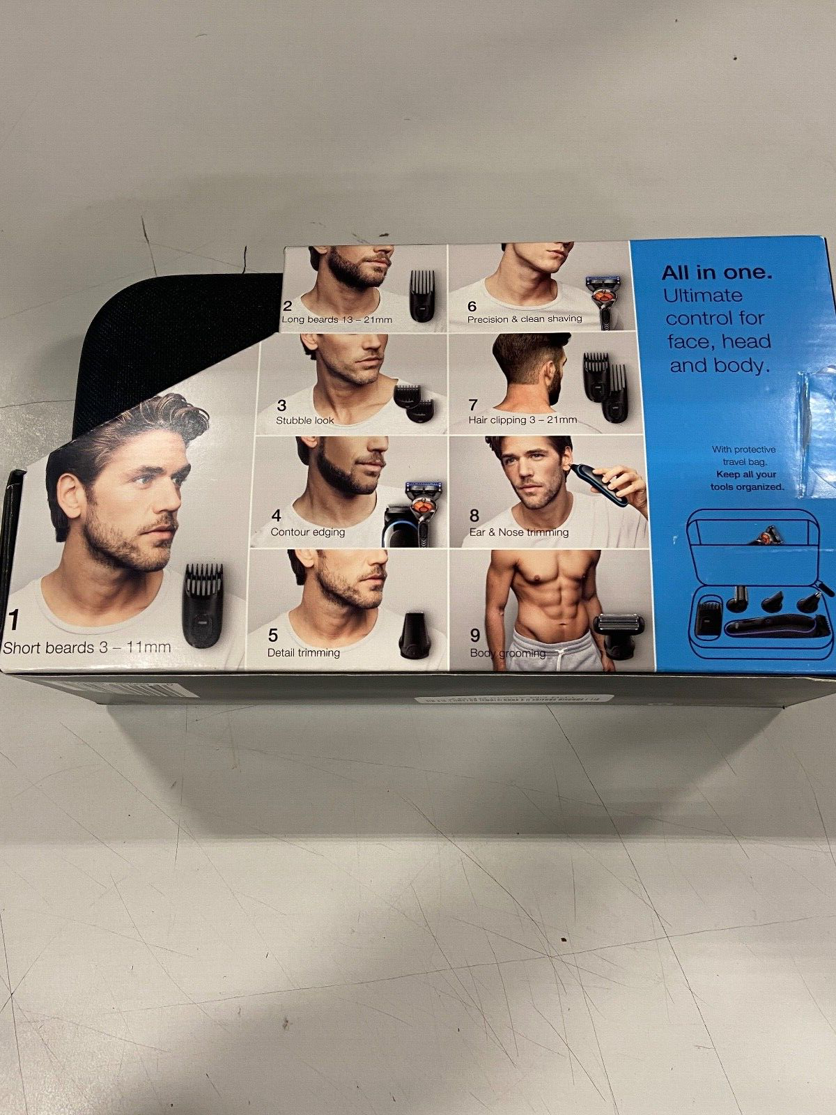 Braun Hair Clippers, Beard, Ear & Nose Trimmer. 9-in-1 MGK3980 Gillette ProGlide