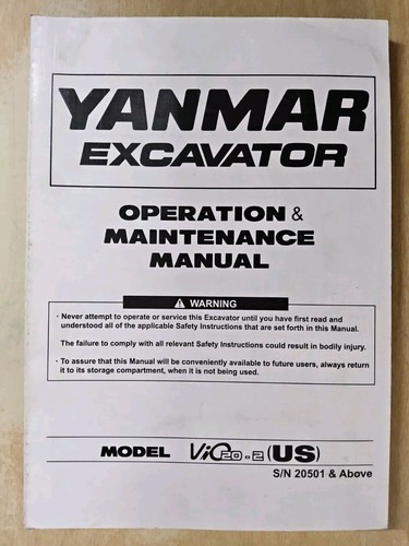 YANMAR ViO20/ViO23 未開封　ユンボ　ノベルティ YANMAR ViO20/ViO23 未開封ユンボノベルティ
