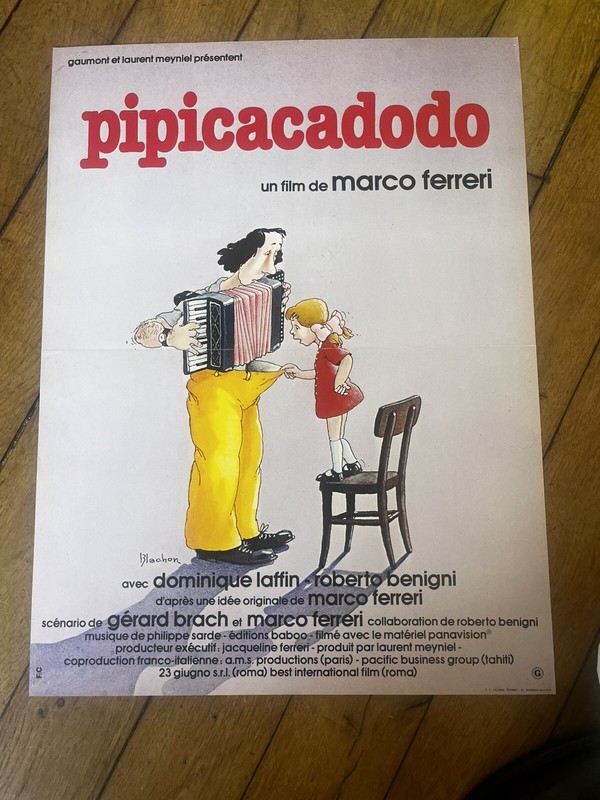 Affiche De CinéMa : Pipicacadodo De Marco Ferreri