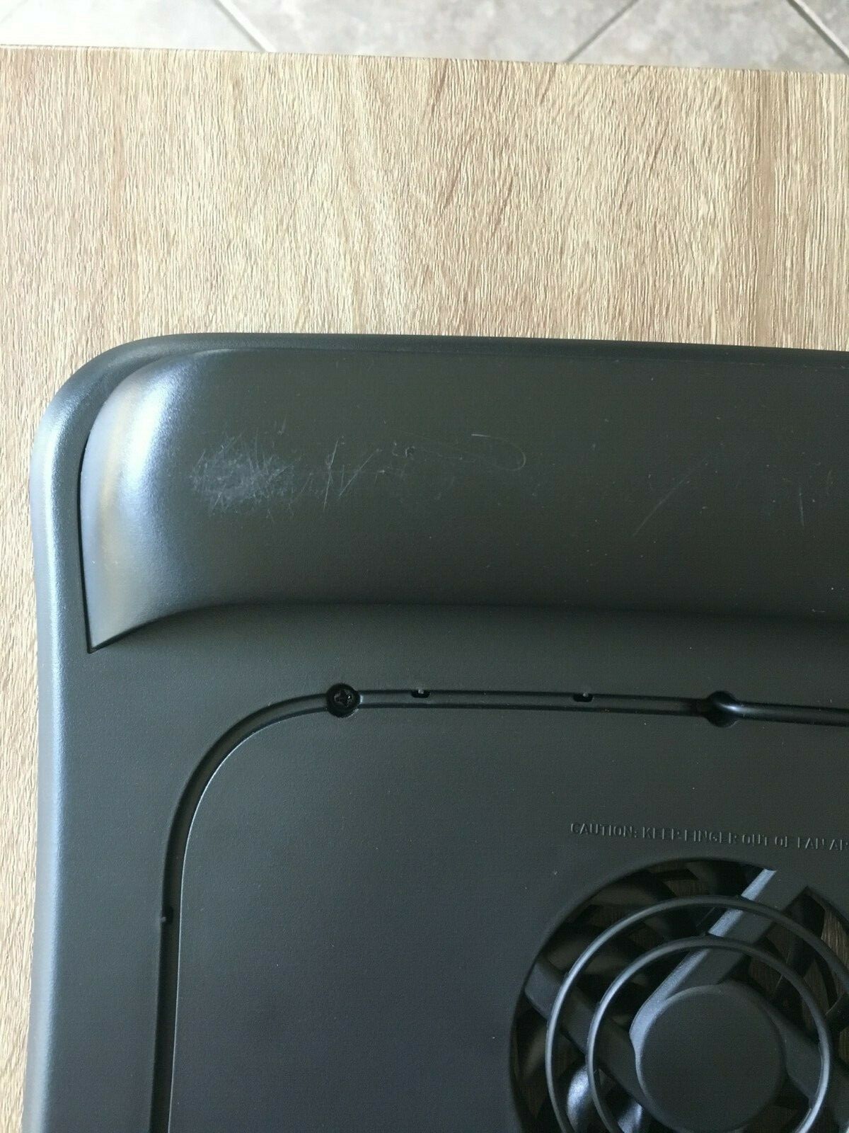 Belkin F5L055-BLK Laptop Cooling Pad Fan Stand BLACK Air Flow Wing notebook cool