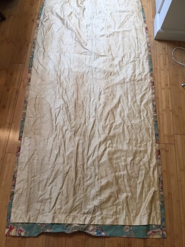 Vintage 1930’s-40’s Lined Floral Curtain, Drape. 80”long, 32.5” wide” 2nd Panel.