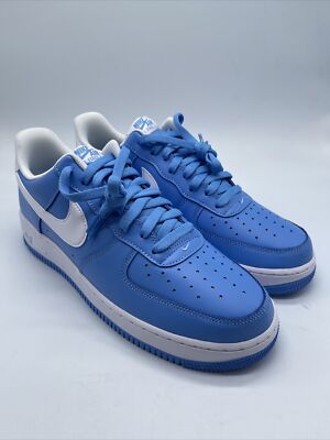 Nike Air Force 1 '07 University Blue White 2021 DC2911-400 Size 11
