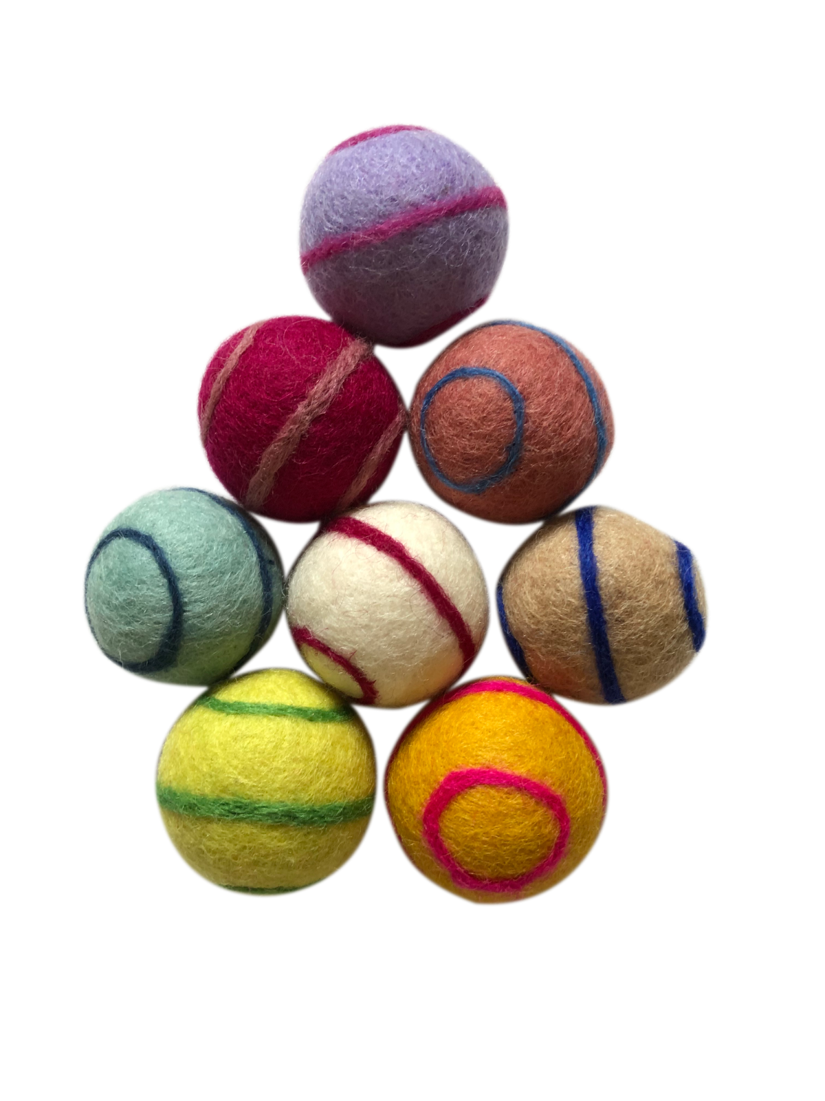 Pet Wool Ball Toys, Handmade in Nepal, Safe and Quiet, Buy One, Get Second Free