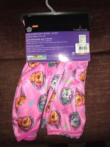 New Paw Patrol Toddler Girls Cuddle Duds Pink 2T 3T