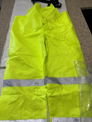 Nasco ArcLite HiVis Bibs 1501TFY XL ANSI 107 Class E Level 2 Large USA