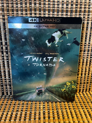 Twister 4K (UHD, 2024)+Slipcover.Michael Crichton/Bill Paxton/Spielberg.Tornados
