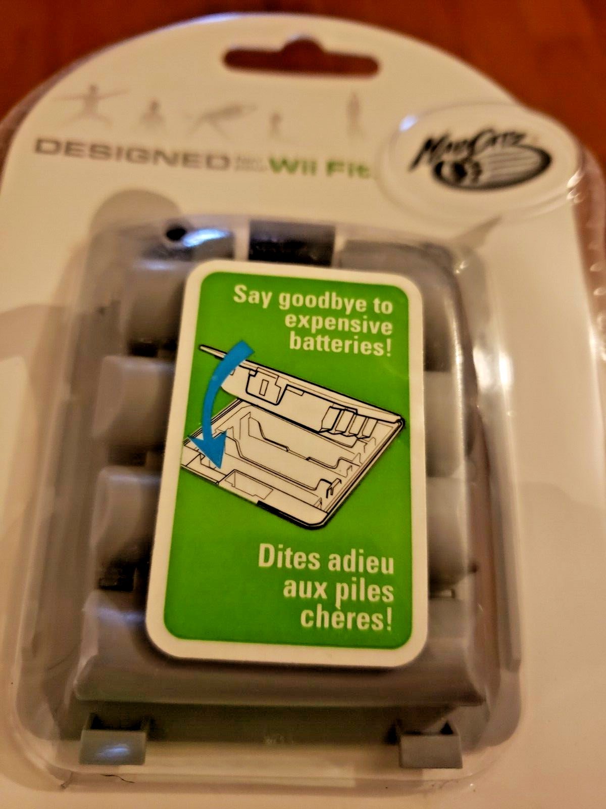 MAD CATZ NINTENDO WII RECHARGEABLE BATTERY PACK – DESIGNED FOR WII FIT