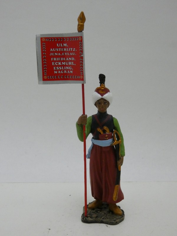 Figurine Hachette Porte Drapeau Escadron De Mamelouk 1813 NapolÃ©On Empire