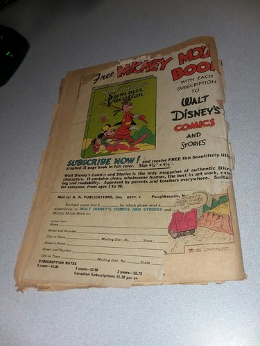 Walt Disney Comics And Stories 6 Issue Golden Silver Bronze Age Comics Lot run