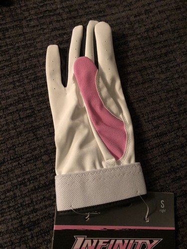 New SLAZENGER INFINITY RACQUETBALL GLOVES - WOMENS Right Small Pink Black White