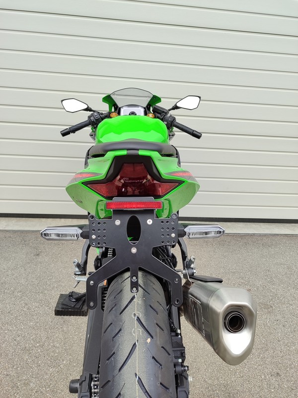 Plus Court Support De Plaque D'Immatriculation Zx-4 R/Rr Ab2023 Revo Court Ninja