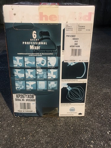 KitchenAid Professional 6 Mixer - 6 Qt - Onyx Black