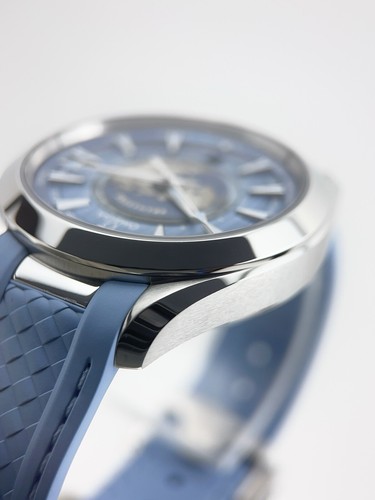Pre-owned Omega Seamaster Aqua Terra Worldtimer Summer Blue 43mm Automatic Watch