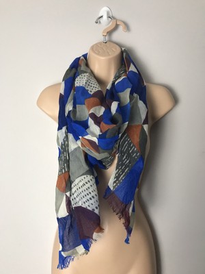 BNWT Was £19.95 Seasalt New Everyday Scarf Windbreak Stripe Zennor