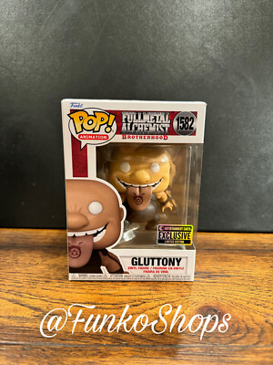 Fullmetal Alchemist Brotherhood Gluttony Funko Pop Entertainment Earth Exclusive