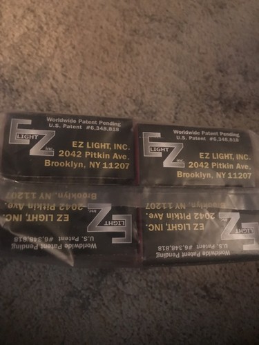 Ez-view Solar Powered Illuminated Address Numbers Sign - Set of 4 NEW FREE S/H