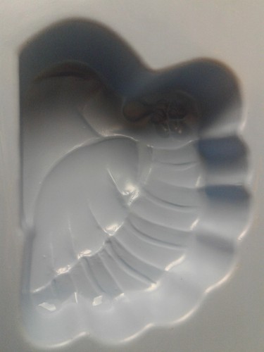 Blue plastic Thanksgiving Distlefink Designs candy or candle mold