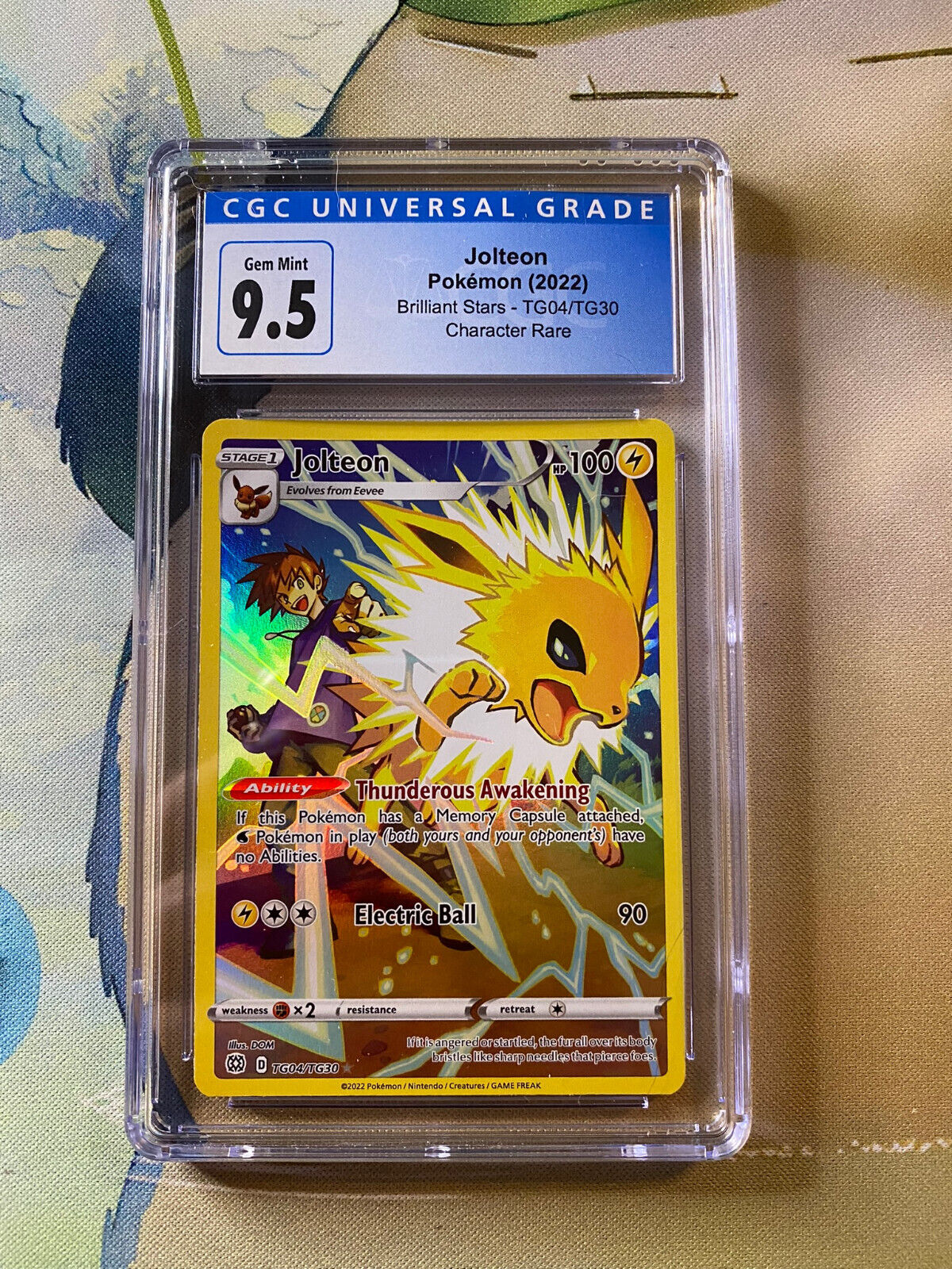 Graded CGC 9.5 Jolteon Trainer Gallery - Brilliant Stars