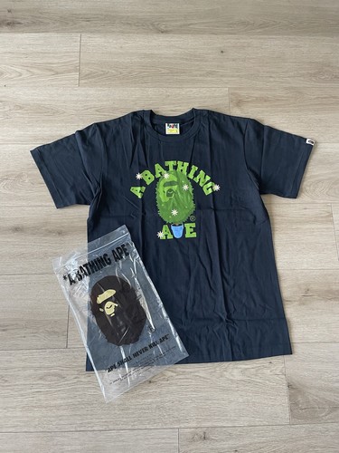 a bathing ape ブラック　シャツ　希少　レア A Bathing Ape BAPE Black Bonsai Tree College Tee Multiple