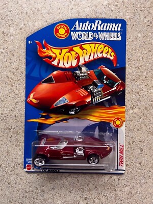 Hot Wheels Auto Rama World of Wheels Twin Mill Red Special Edition Diecast New