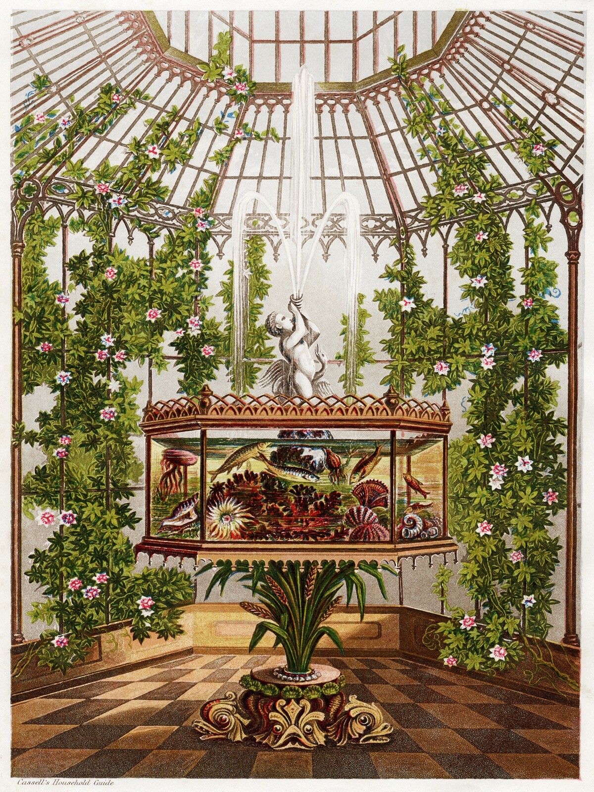 11116.Decor Poster.Vintage Interior wall art design