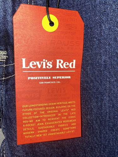 ◇即決[S/M]Levi\'s RED ヘンプ ORIGINAL LOOSE ペインターパンツ サルエル オリジナルルーズ デニム 02792-0001 リーバイスレッド■6830 W34 リーバイス
