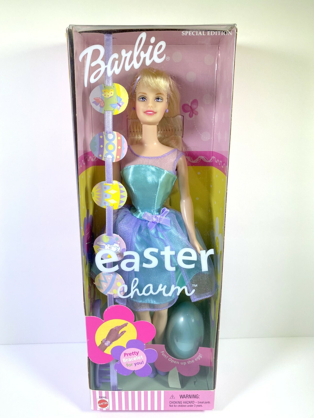 NIB BARBIE DOLL 2001 EASTER CHARM 53365 | eBay