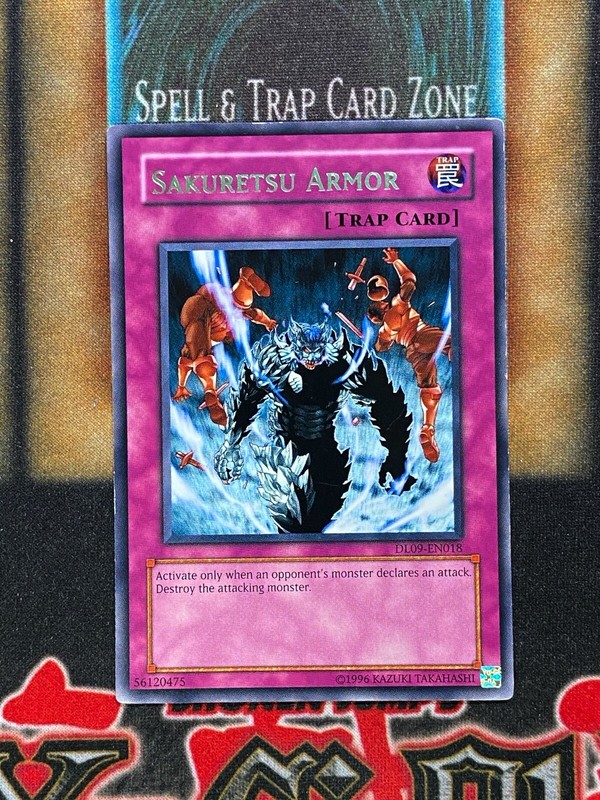 Yu-Gi-Oh! Sakuretsu Armor Green Rare Card - DL09-EN018 Duelist League 2010 Prize Card - View #4