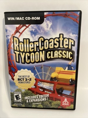 Roller Coaster Tycoon Classic- WIN/MAC CD-ROM