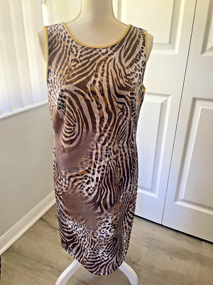 Sheek animal print Thalia Sodi dress