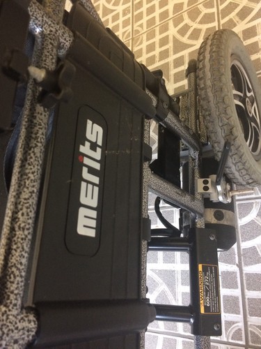 Merits P101 Folding Electric Power Wheelchair Seat 600 Lbs.