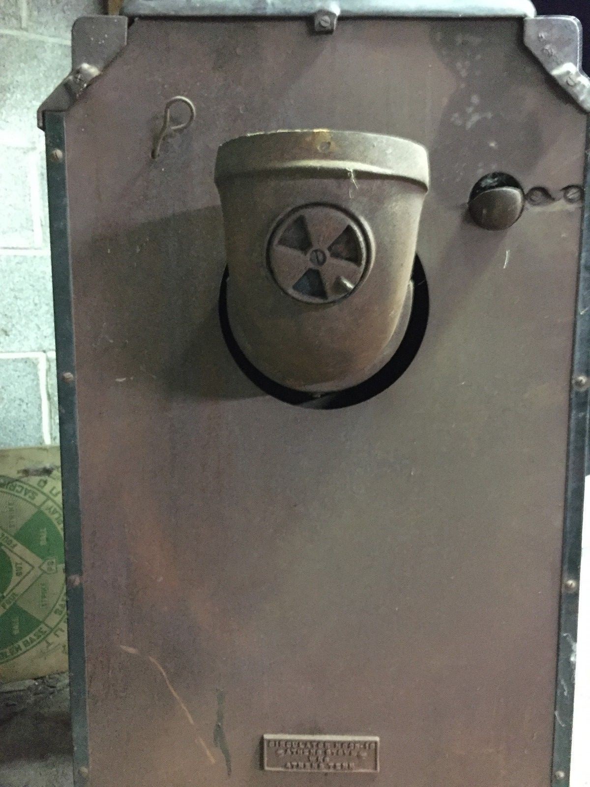Vintage Antique Athens Stove Wood Furnace Heater Circulator Old Iron 1930's