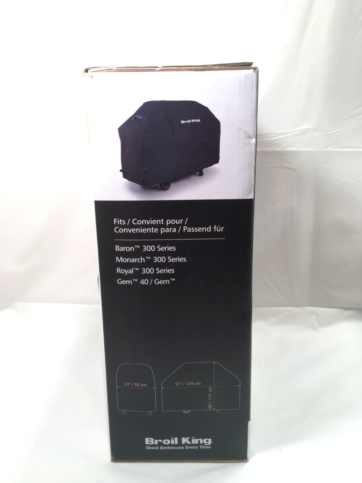 Broil King Black Grill Cover 51