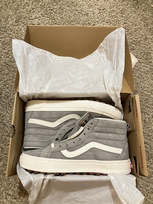 NEW VANS SK8-HI MTE-1 MEN'S SIZE 9 DRIZZLE / MARSHMALLOW