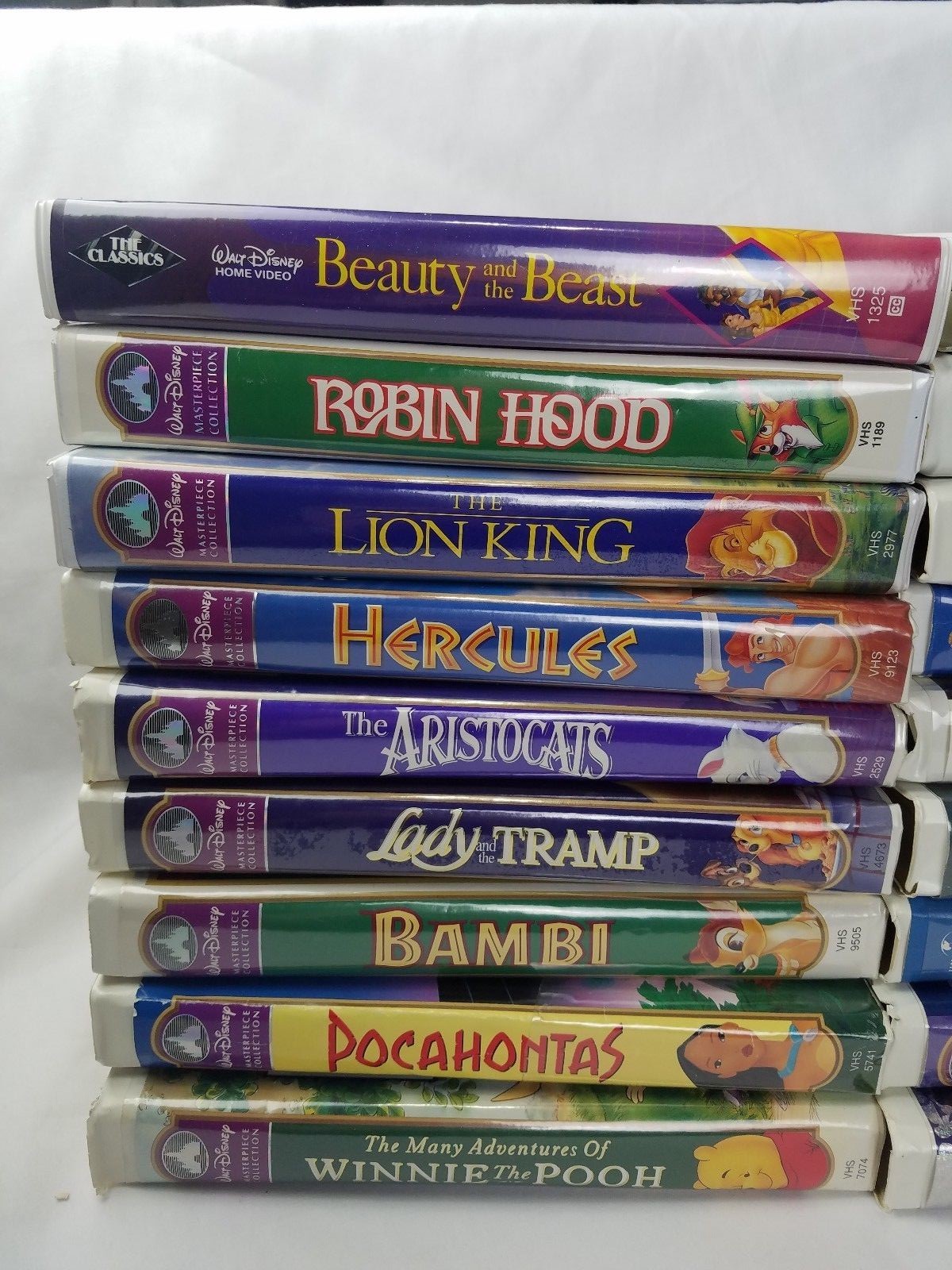 VHS 18 Disney movies for kids popular titles
