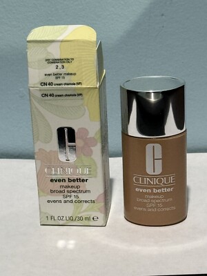 Clinique Even Better Makeup SPF 15 CN 40 Cream Chamois (VF) New W/ Box