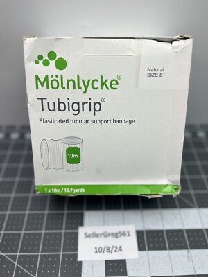 Molnlycke Tubigrip 1434 Size E - 1x10m / 1x10.9yards1 DAMAGED BOX