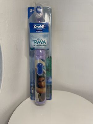 Oral B Disney Raya and the last dragon battery tooth brush 