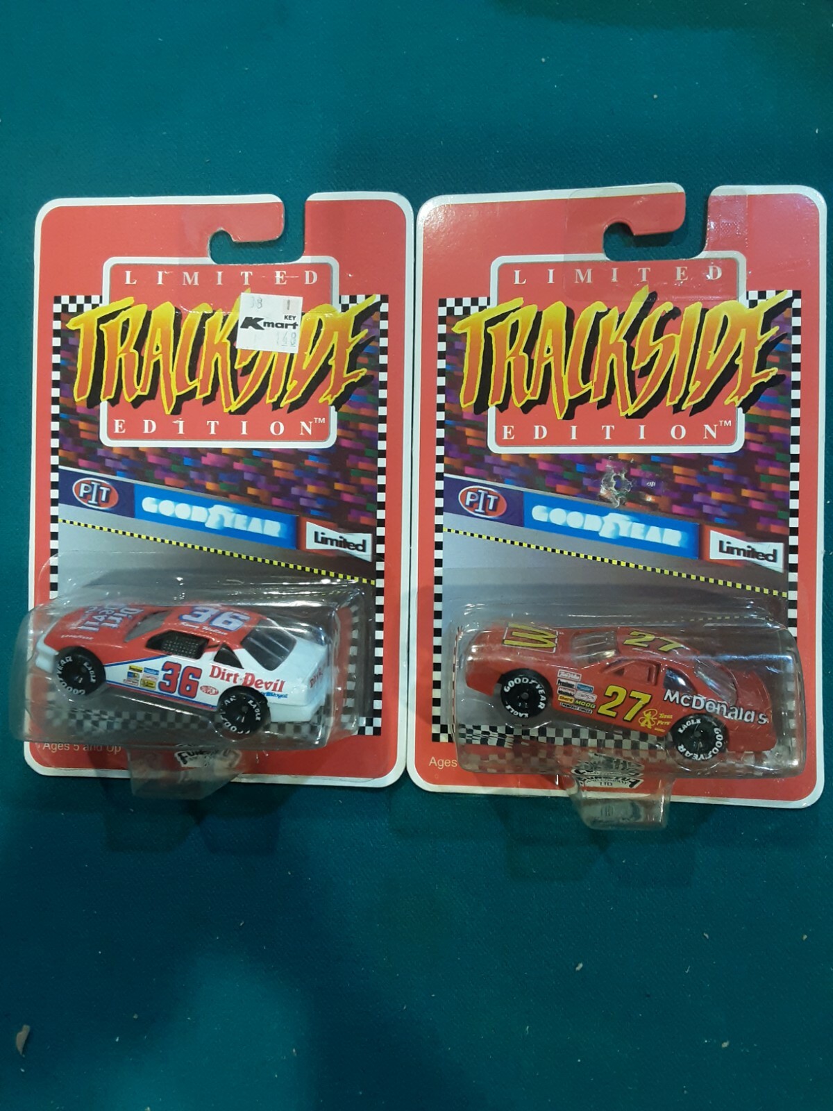 VINTAGE NASCAR TRACKSIDE LIMITED EDITION 27 MCDONALDS 36
