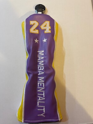 NEW Kobe Bryant Mamba Mentality #24 Golf Fairway Head Cover Lakers Fits All
